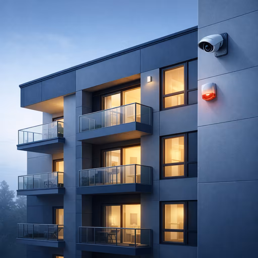 System alarmowy i monitoring w budynku wielorodzinnym – zabezpieczenie wspólnoty mieszkaniowej. Profesjonalny montaż systemu alarmowego SATEL w Słupsku – ML AUTOMATYK