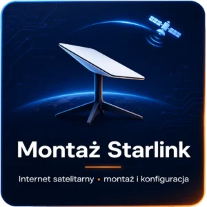 Montaż Starlink Słupsk – internet satelitarny, montaż i konfiguracja